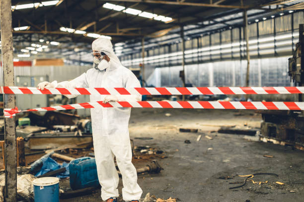Professional Odor Removal technician working in Allyn, WA